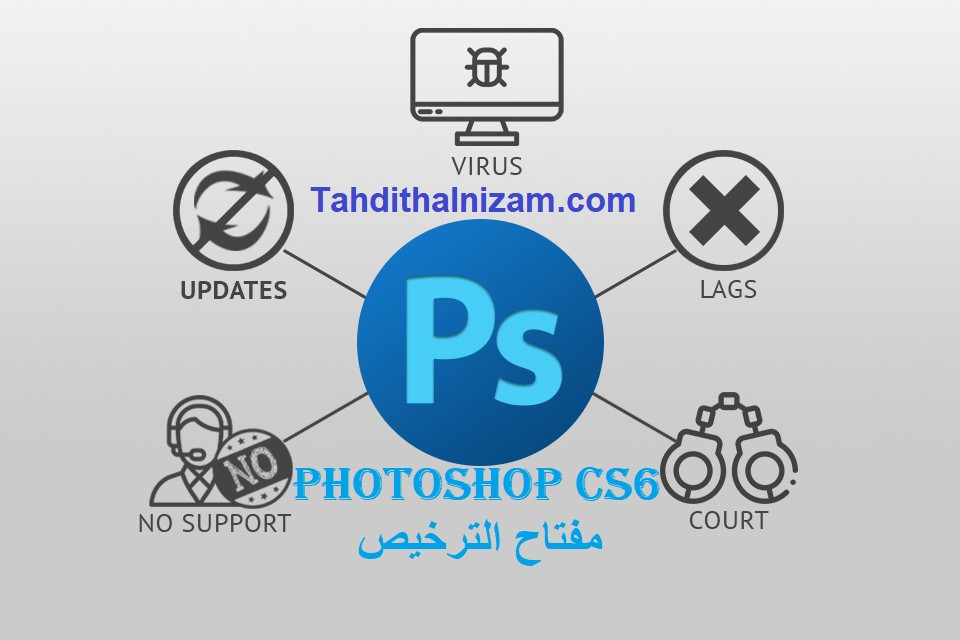 Photoshop CS6 مفتاح الترخيص